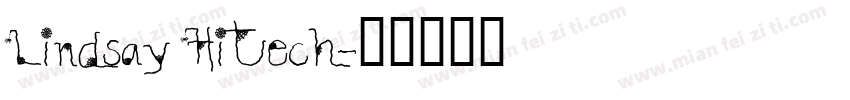 Lindsay Hitech字体转换